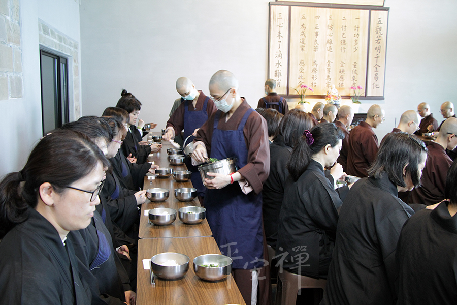 靈鷲山,平安禪,過堂,五觀堂,用齋