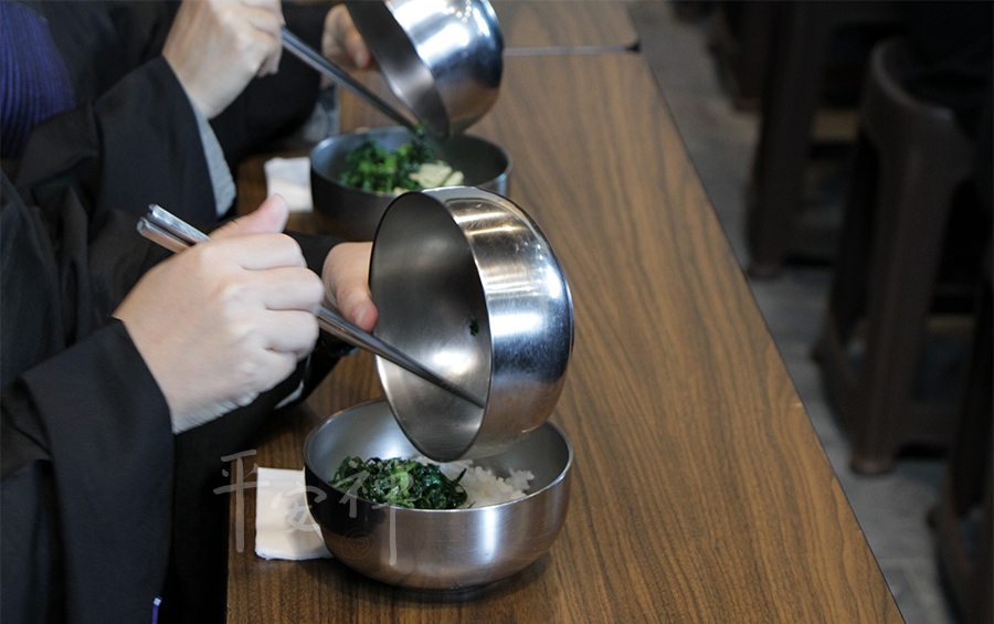 靈鷲山,平安禪,過堂,五觀堂,用齋