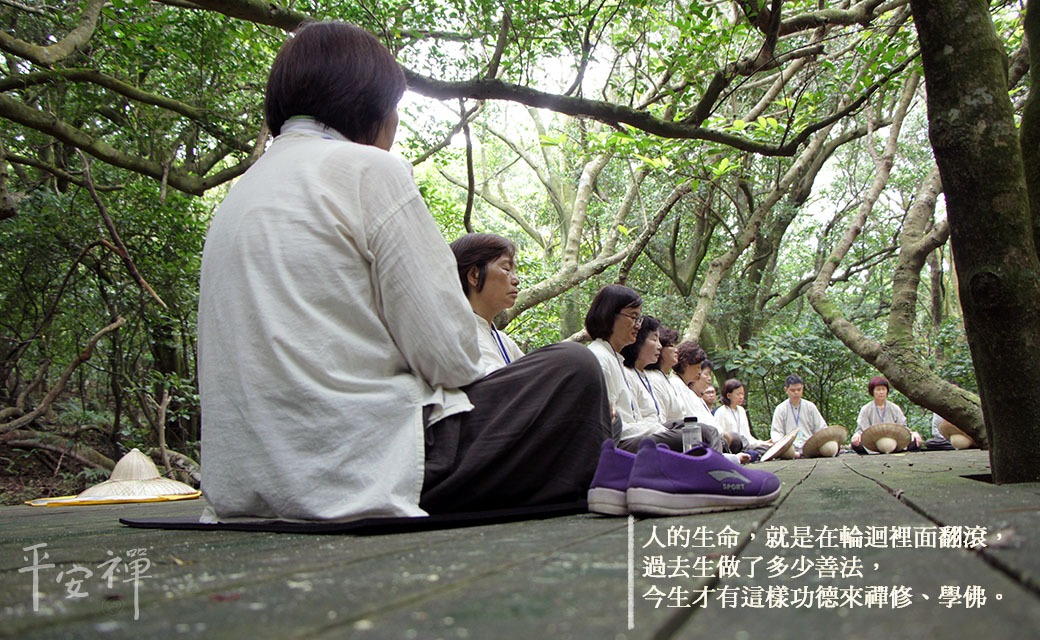 平安禪,心道法師,生死輪迴,死心,功德,禪修,學佛