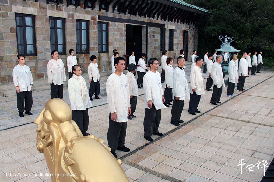 禪修,行禪,禁語,靈鷲山,覺知,呼吸,禪七