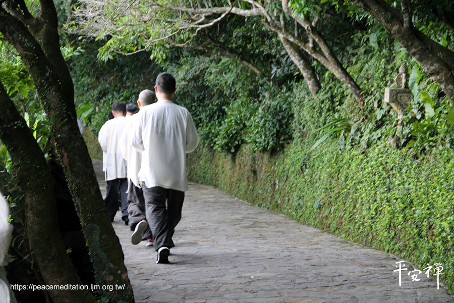 禪修,行禪,禁語,靈鷲山,覺知,呼吸,禪七