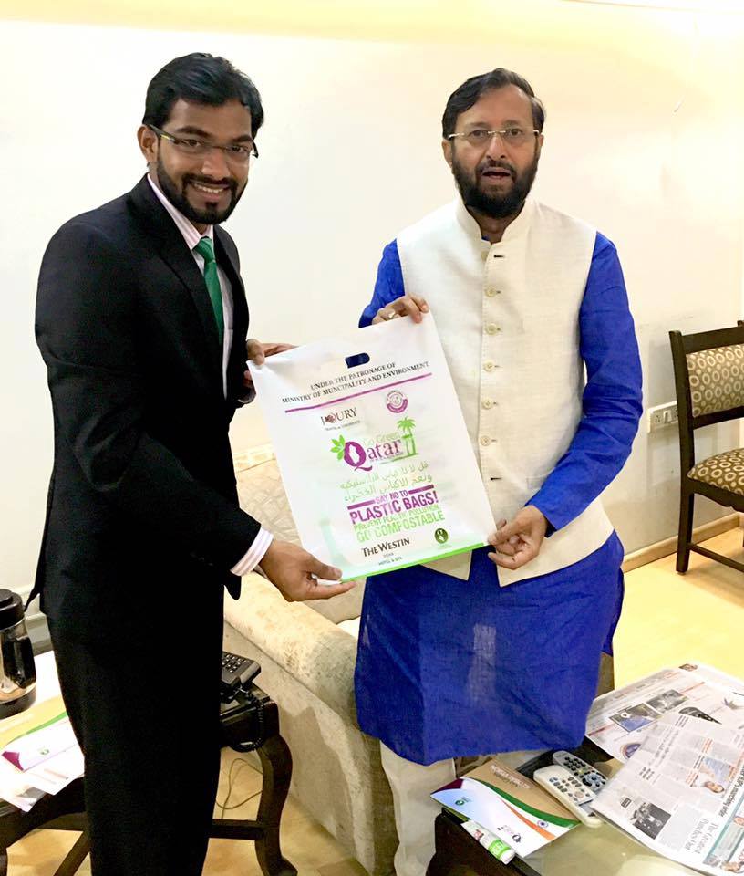 塑膠袋,全球性危機,隨身攜帶購物袋,Ashwath Hedge,不塑之客,印度