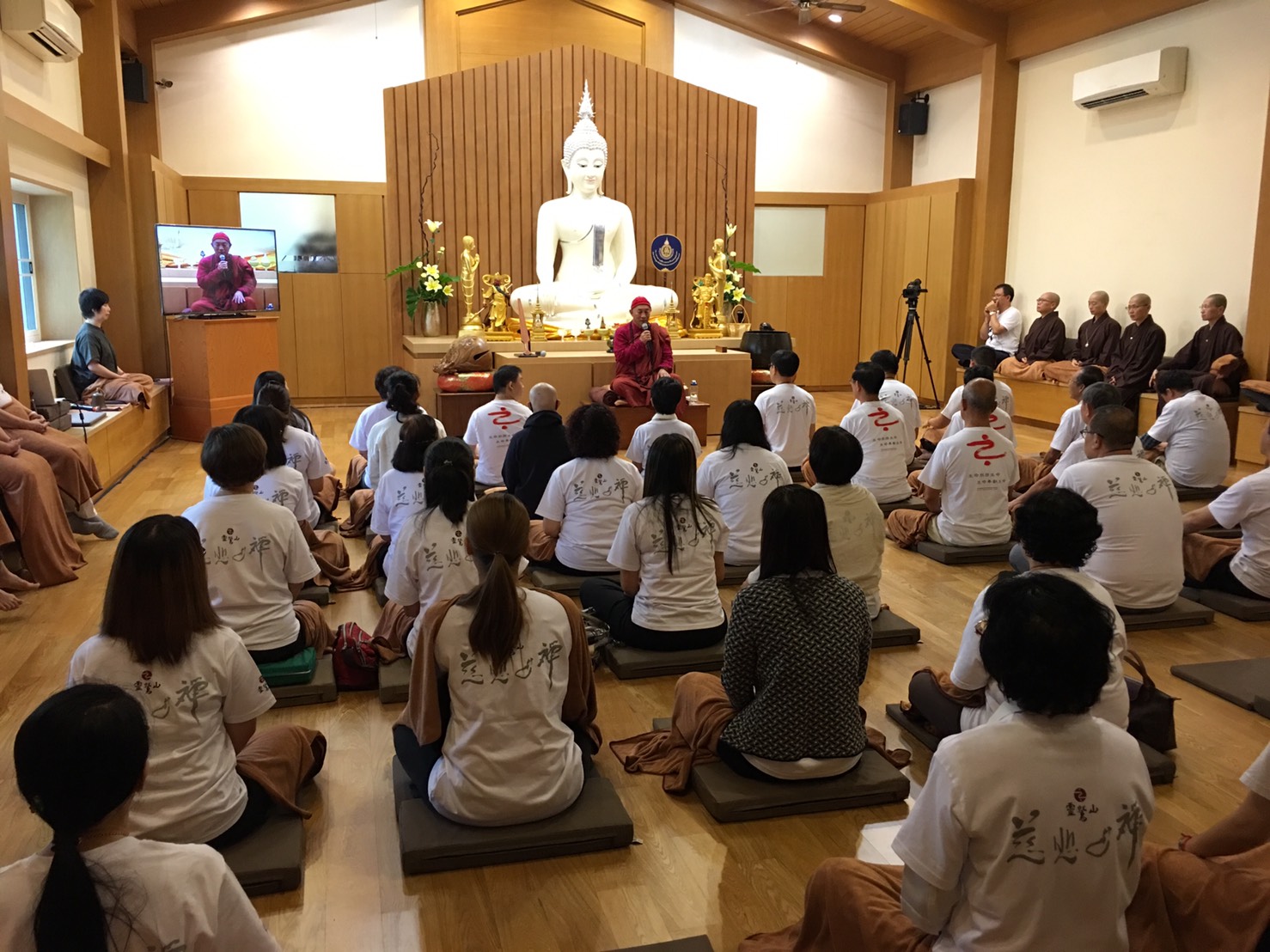 聽寂靜,靈鷲山,平安禪,泰國,禪修,涅槃的生命,坐禪,心道法師